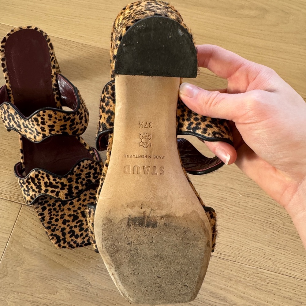 STAUD Leopard Print Sandals - Picture 3 of 5